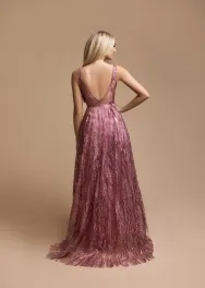 Aparte pailletten avondjurk