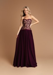 Avondjurk in strapless