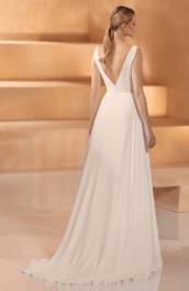 Huwelijke A-lijn jurk