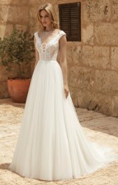 Trouwjurk met ceintuur