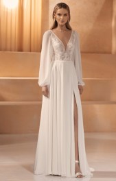 Bruidsjurk met sleep