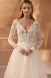 Trouwjurk met mouwen