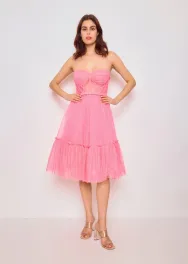 Cocktailjurk met corset