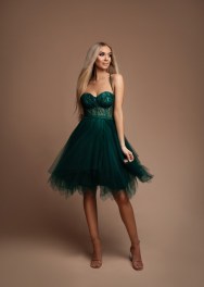 Mini lengte glitterjurk