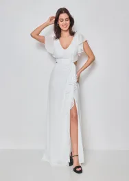 Elegant witte galajurk