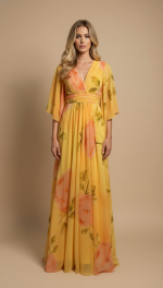Fantasie print partyjurk