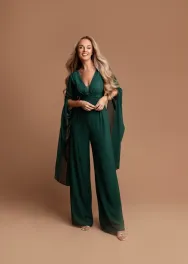 Lange vlindermouw jumpsuit