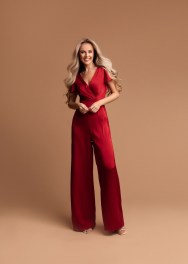 Jumpsuit in satijn