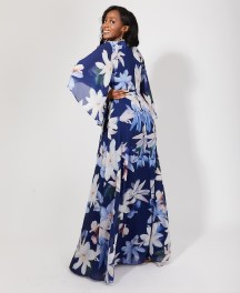 Bloemenprint kimono jurk